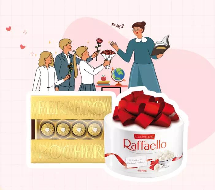 Акция Ferrero Rocher, Raffaello и Перекресток: «Подарки тем, кто дарит знания»