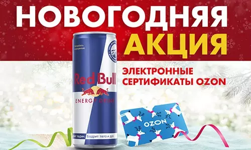 Акция Red Bull и Shell: «Новогодняя акция»